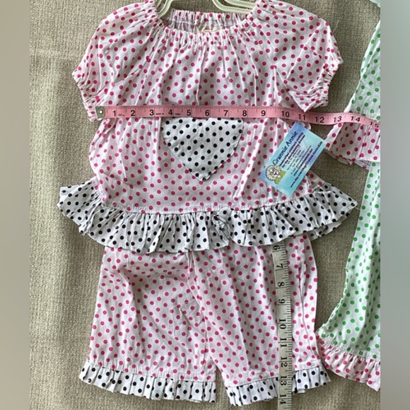 Two piece toddler sets with binky holder. Custom made - Picture 10 of 13